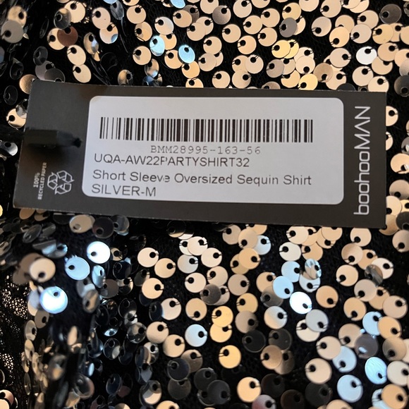 Sequin Cuban Collared Shirt - Picture 5 of 6